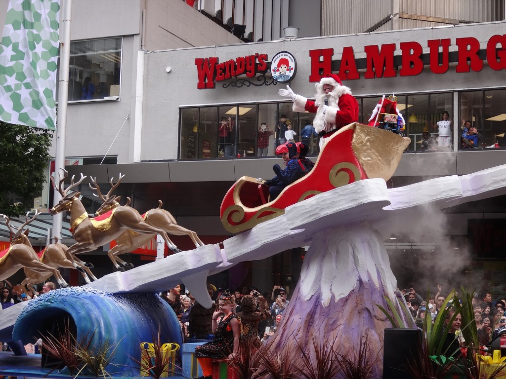 Farmer's Santa Parade - Santa's Float
